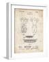 PP690-Vintage Parchment Ridell Football Pads 1926 Patent Poster-Cole Borders-Framed Giclee Print