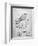 PP696-Slate 1930's Beach Chair Wall Art Poster-Cole Borders-Framed Giclee Print