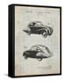 PP697-Antique Grid Parchment 1936 Tatra Concept Patent Poster-Cole Borders-Framed Stretched Canvas