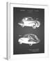 PP697-Black Grid 1936 Tatra Concept Patent Poster-Cole Borders-Framed Giclee Print