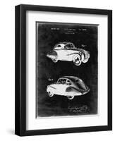 PP697-Black Grunge 1936 Tatra Concept Patent Poster-Cole Borders-Framed Giclee Print