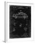 PP698-Black Grunge 1960 Porsche 365 Patent Poster-Cole Borders-Framed Giclee Print