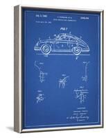 PP698-Blueprint 1960 Porsche 365 Patent Poster-Cole Borders-Framed Giclee Print