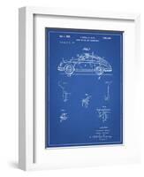 PP698-Blueprint 1960 Porsche 365 Patent Poster-Cole Borders-Framed Giclee Print