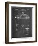 PP698-Chalkboard 1960 Porsche 365 Patent Poster-Cole Borders-Framed Giclee Print