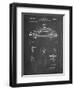 PP698-Chalkboard 1960 Porsche 365 Patent Poster-Cole Borders-Framed Giclee Print