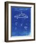 PP698-Faded Blueprint 1960 Porsche 365 Patent Poster-Cole Borders-Framed Premium Giclee Print