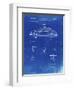 PP698-Faded Blueprint 1960 Porsche 365 Patent Poster-Cole Borders-Framed Giclee Print