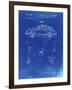 PP698-Faded Blueprint 1960 Porsche 365 Patent Poster-Cole Borders-Framed Giclee Print