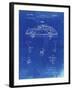 PP698-Faded Blueprint 1960 Porsche 365 Patent Poster-Cole Borders-Framed Giclee Print