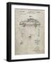 PP698-Sandstone 1960 Porsche 365 Patent Poster-Cole Borders-Framed Giclee Print