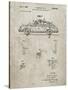 PP698-Sandstone 1960 Porsche 365 Patent Poster-Cole Borders-Stretched Canvas