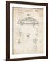 PP698-Vintage Parchment 1960 Porsche 365 Patent Poster-Cole Borders-Framed Giclee Print