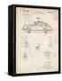 PP698-Vintage Parchment 1960 Porsche 365 Patent Poster-Cole Borders-Framed Stretched Canvas