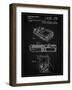 PP70-Vintage Black Nintendo Game Boy Poster-Cole Borders-Framed Giclee Print