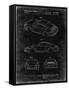 PP700-Black Grunge 199 Porsche 911 Patent Poster-Cole Borders-Framed Stretched Canvas
