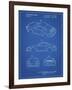 PP700-Blueprint 199 Porsche 911 Patent Poster-Cole Borders-Framed Giclee Print