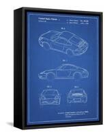 PP700-Blueprint 199 Porsche 911 Patent Poster-Cole Borders-Framed Stretched Canvas
