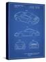 PP700-Blueprint 199 Porsche 911 Patent Poster-Cole Borders-Stretched Canvas