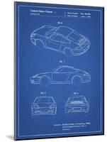 PP700-Blueprint 199 Porsche 911 Patent Poster-Cole Borders-Mounted Giclee Print