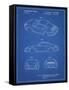 PP700-Blueprint 199 Porsche 911 Patent Poster-Cole Borders-Framed Stretched Canvas