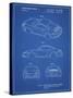 PP700-Blueprint 199 Porsche 911 Patent Poster-Cole Borders-Stretched Canvas