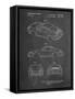 PP700-Chalkboard 199 Porsche 911 Patent Poster-Cole Borders-Framed Stretched Canvas