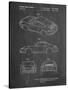 PP700-Chalkboard 199 Porsche 911 Patent Poster-Cole Borders-Stretched Canvas