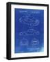 PP700-Faded Blueprint 199 Porsche 911 Patent Poster-Cole Borders-Framed Giclee Print