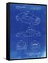 PP700-Faded Blueprint 199 Porsche 911 Patent Poster-Cole Borders-Framed Stretched Canvas