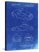 PP700-Faded Blueprint 199 Porsche 911 Patent Poster-Cole Borders-Stretched Canvas