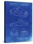 PP700-Faded Blueprint 199 Porsche 911 Patent Poster-Cole Borders-Stretched Canvas