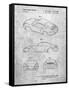 PP700-Slate 199 Porsche 911 Patent Poster-Cole Borders-Framed Stretched Canvas