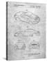 PP700-Slate 199 Porsche 911 Patent Poster-Cole Borders-Stretched Canvas