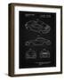 PP700-Vintage Black 199 Porsche 911 Patent Poster-Cole Borders-Framed Giclee Print