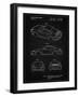 PP700-Vintage Black 199 Porsche 911 Patent Poster-Cole Borders-Framed Giclee Print