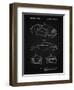 PP700-Vintage Black 199 Porsche 911 Patent Poster-Cole Borders-Framed Giclee Print