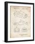 PP700-Vintage Parchment 199 Porsche 911 Patent Poster-Cole Borders-Framed Giclee Print