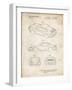 PP700-Vintage Parchment 199 Porsche 911 Patent Poster-Cole Borders-Framed Giclee Print