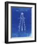 PP703-Faded Blueprint Antique Extension Tripod Patent Poster-Cole Borders-Framed Giclee Print