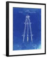 PP703-Faded Blueprint Antique Extension Tripod Patent Poster-Cole Borders-Framed Giclee Print