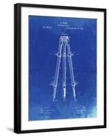 PP703-Faded Blueprint Antique Extension Tripod Patent Poster-Cole Borders-Framed Giclee Print