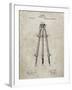 PP703-Sandstone Antique Extension Tripod Patent Poster-Cole Borders-Framed Giclee Print