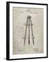 PP703-Sandstone Antique Extension Tripod Patent Poster-Cole Borders-Framed Giclee Print