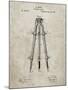 PP703-Sandstone Antique Extension Tripod Patent Poster-Cole Borders-Mounted Giclee Print