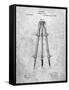 PP703-Slate Antique Extension Tripod Patent Poster-Cole Borders-Framed Stretched Canvas