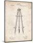 PP703-Vintage Parchment Antique Extension Tripod Patent Poster-Cole Borders-Mounted Giclee Print