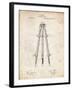 PP703-Vintage Parchment Antique Extension Tripod Patent Poster-Cole Borders-Framed Giclee Print