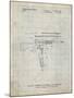 PP704-Antique Grid Parchment AR 15 Patent Poster-Cole Borders-Mounted Giclee Print