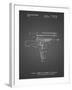 PP704-Black Grid AR 15 Patent Poster-Cole Borders-Framed Giclee Print